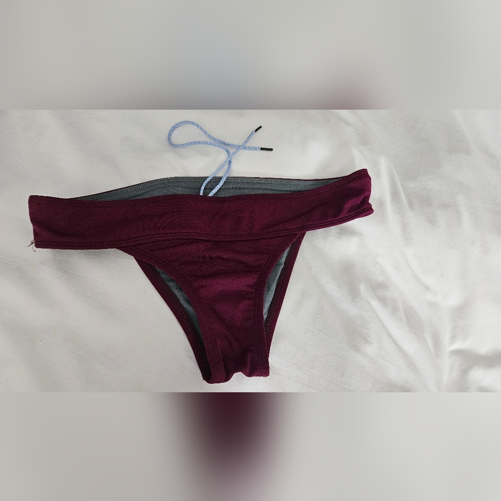 JOLYN Burgundy Bikini Bottom